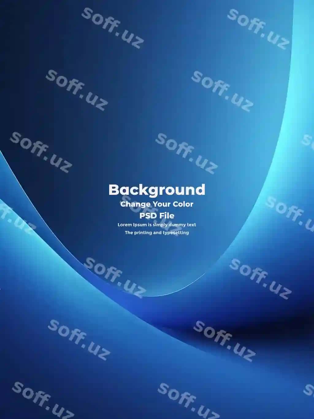 Psd anqarli ko'k gradientli orqa fon bo'sh ko'k tekstura | Psd abstract blue gradient background empty blue texture