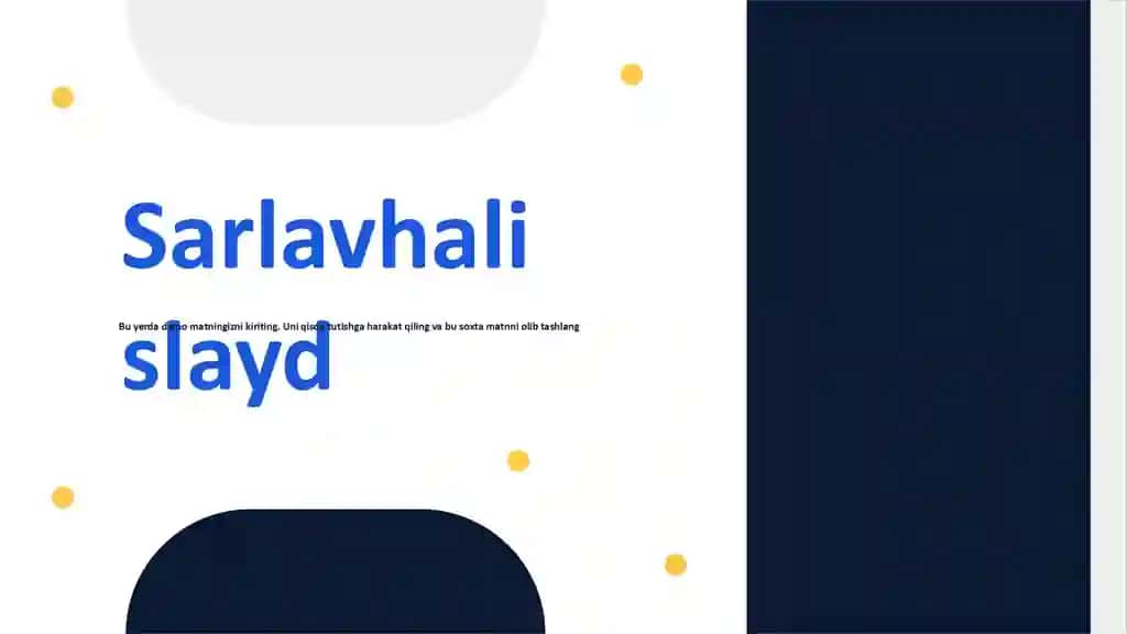 Zamonaviy Biznes Rivojlanishi va Boshqaruv Taqdimoti (24 Slayd)