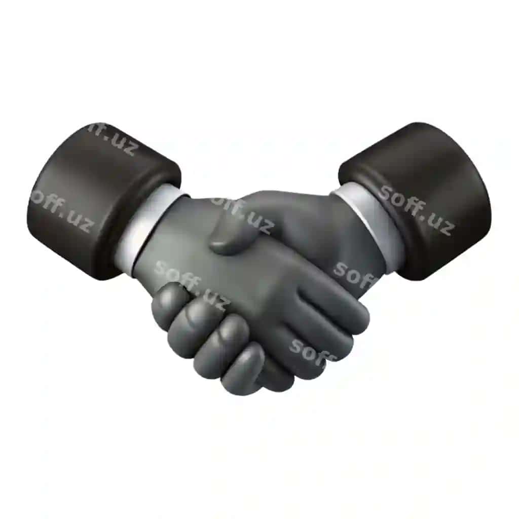 Ikki qo'l uzratish, birida qo'llar oq fonda. | Two handshake with one being hands white background