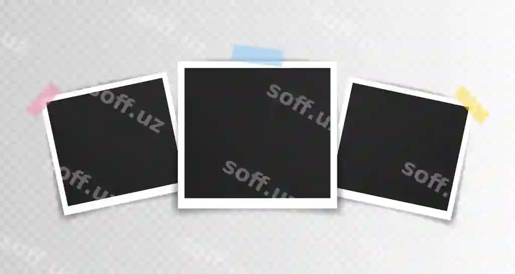 Foto ramka yopishqoq bandaj shaffof fonda ajrating | Photo frame sticky tape isolated transparent background