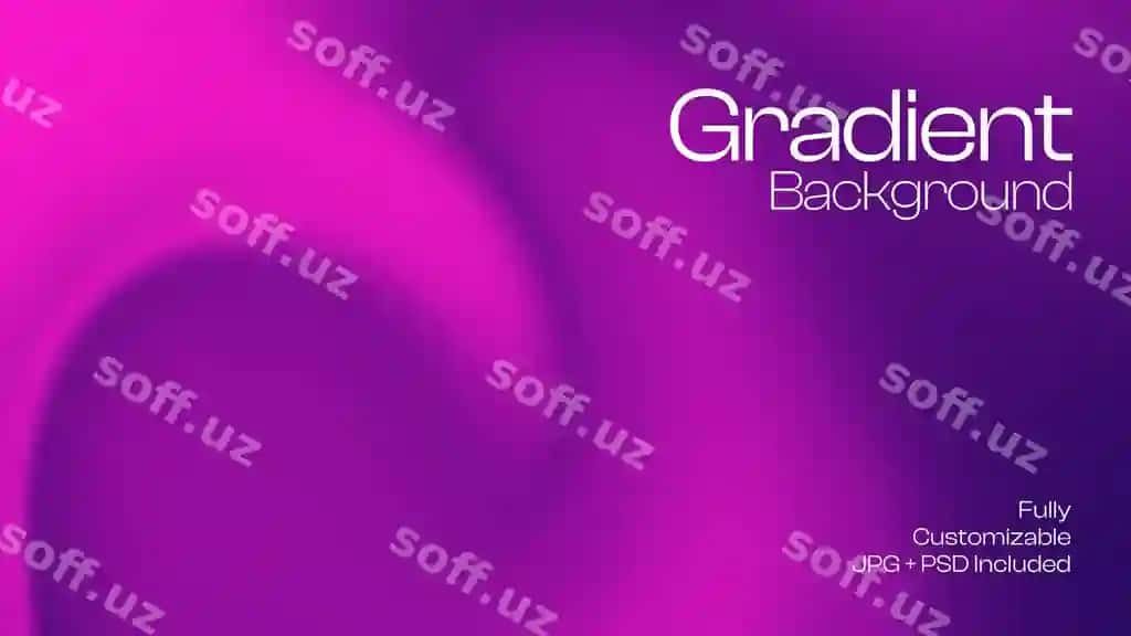 Abstrakt binafshe gulrang gradient fon | Abstract purple pink gradient background