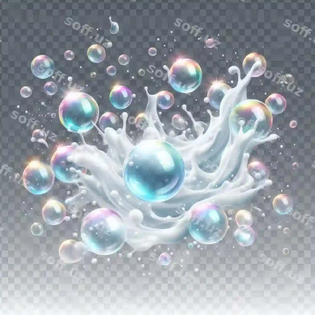 Vafa qabiqchalari qabiqchalar bilan qabiqchalar soqilsin | Splash soap bubbles with bubbles bubbles