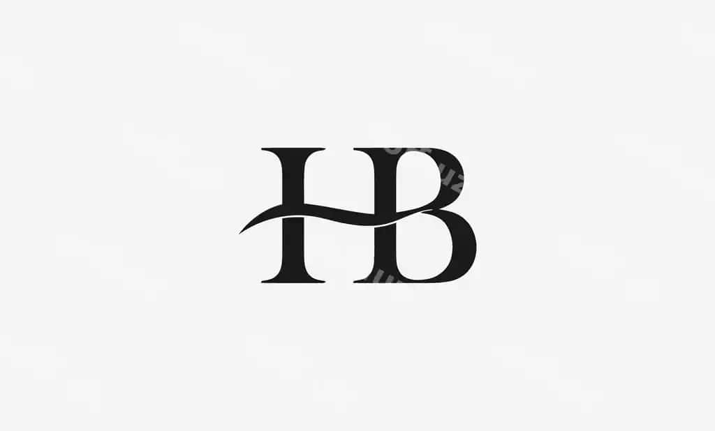 Hb monogramma logo dizayni | Hb monogram logo design