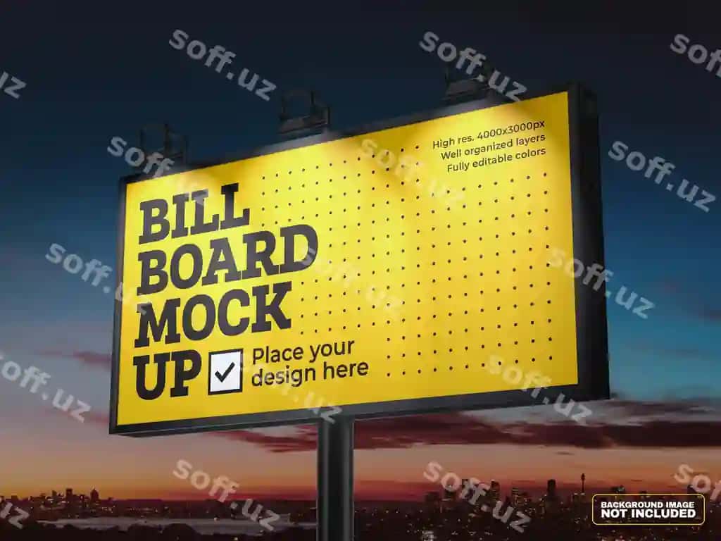 Billboard namunasi | Billboard mockup