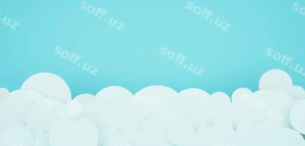 Bulut fon bulutli osmon 3d illustratsiya | Cloud background cloudy sky 3d illustration