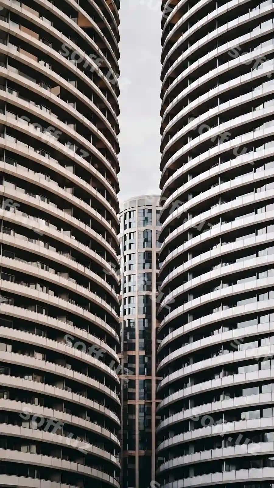 Chongqing, Xitoydagi zamonaviy me'morchilikning yaqin ko'rinishi | Close up modern architecture chongqing china