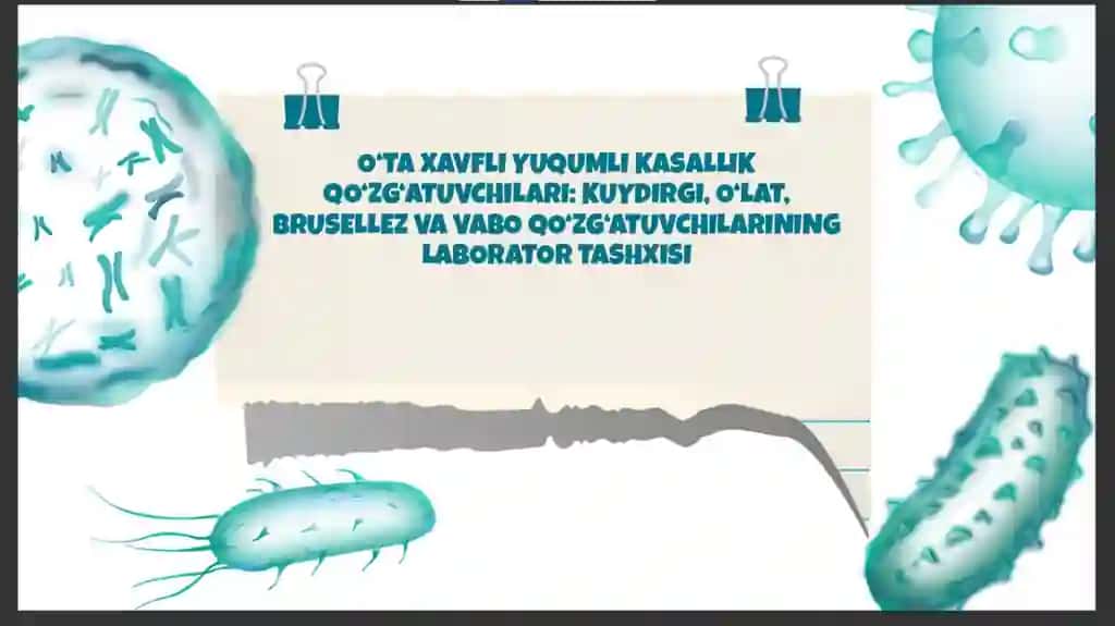 Kuydirgi O'lat Brusellez va Vabo qo'zg'atuvchilari 3