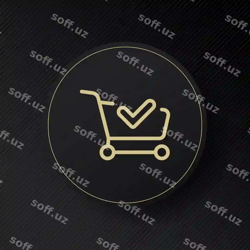 Xarid savati chiziqlı ikonka trolley tekshirish belgisi bilan sevimli element muvaffaqiyat | Shopping cart line icon trolley with check mark favorite item success