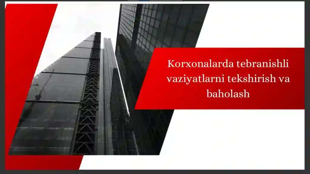 Korxonalarda tebranish vaziyatlarini tekshirish va baholash