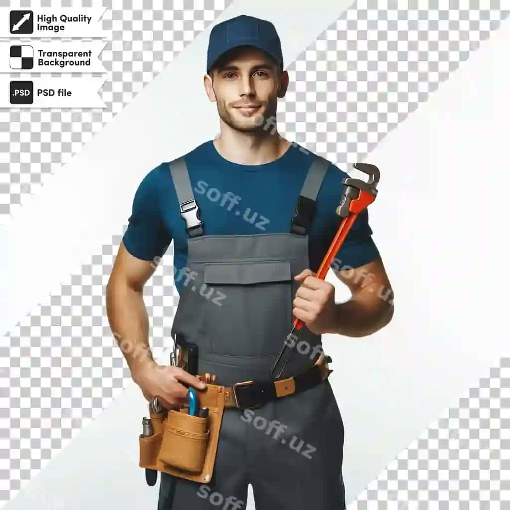 Erkak chingillar bilan o'z soyg'iga chingilla. | Man with hammer hammer his shoulder
