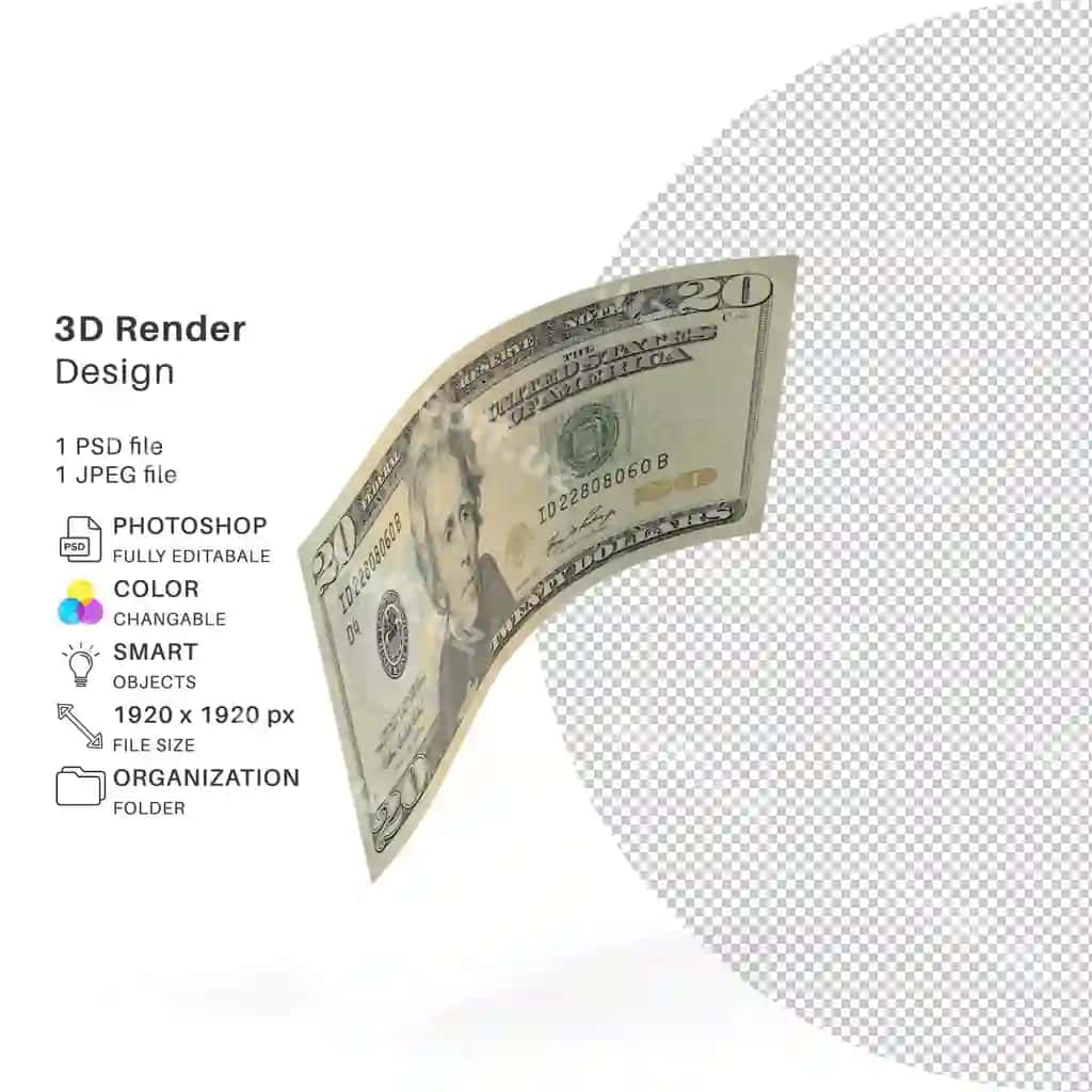 Rasm dollar varaqi 3D it deb yozilgan | Picture dollar bill that says 3d it 2