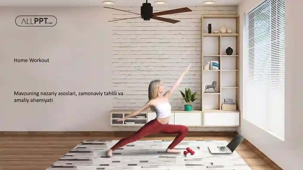 Home Workout Taqdimoti (48 Slayd)