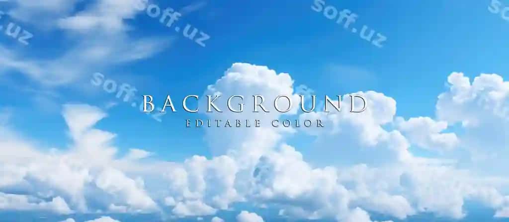 Orqa fon yorqin bulutlar go'zal ko'k osmon | Background bright clouds beautiful blue sky