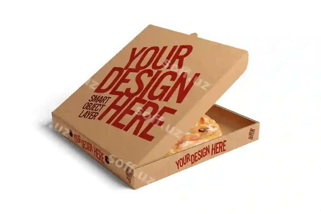 Pitsa qutisi namunasi | Pizza box mock up