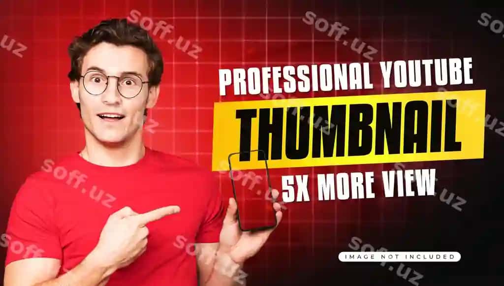 Jozibador yangi YouTube miniaturka dizayn shabloni | Attractive new youtube thumbnail design template
