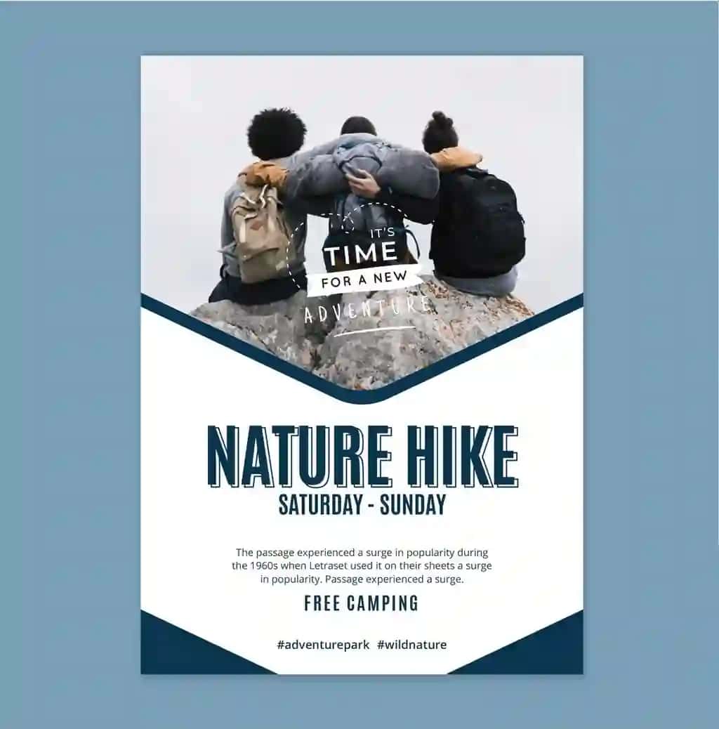 dizayn shablon " Nature Hike