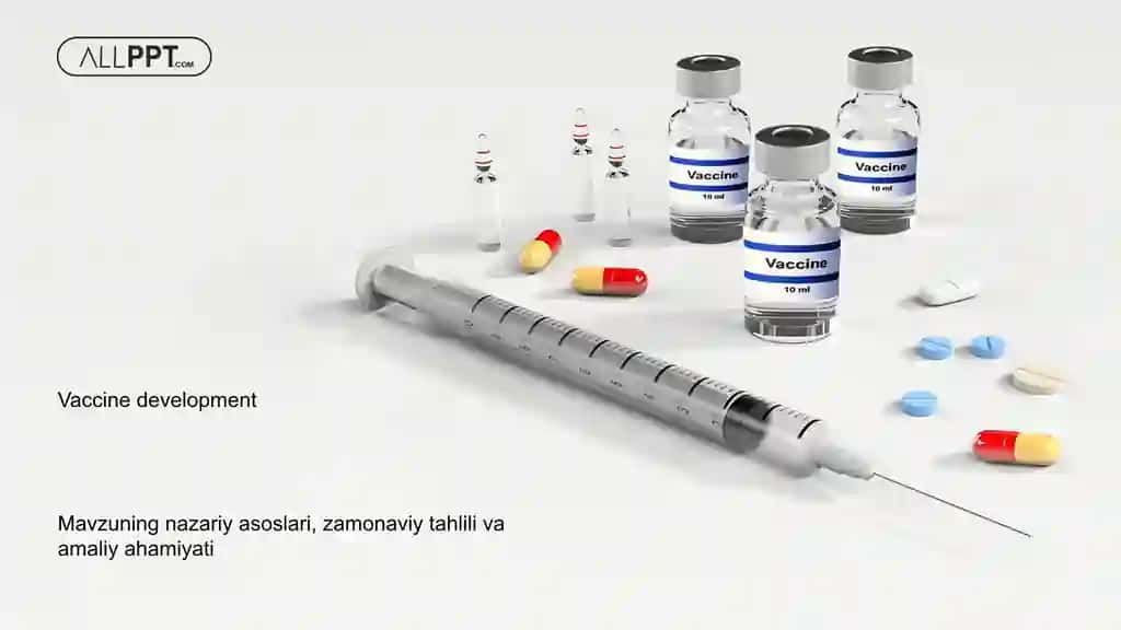 Vaccine development Taqdimoti (48 Slayd)