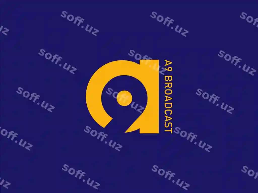 A9 harfi birlashtirilgan efir farqi logotip dizayni | A9 letter combaiend broadcast luxury logo design
