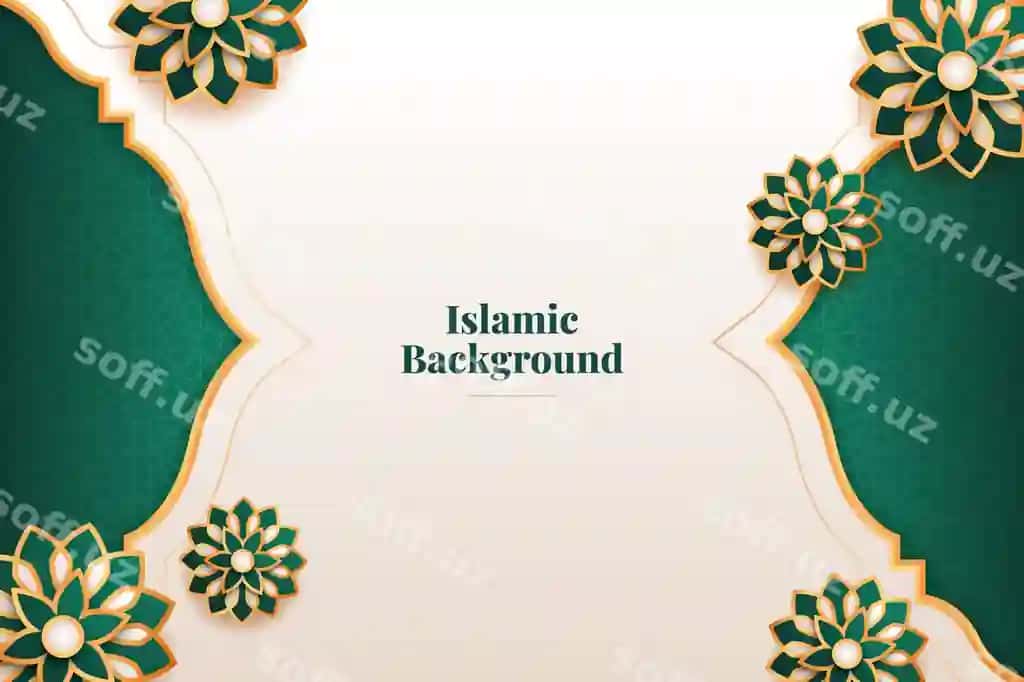 Gradient islomiy orqa fon | Gradient islamic background