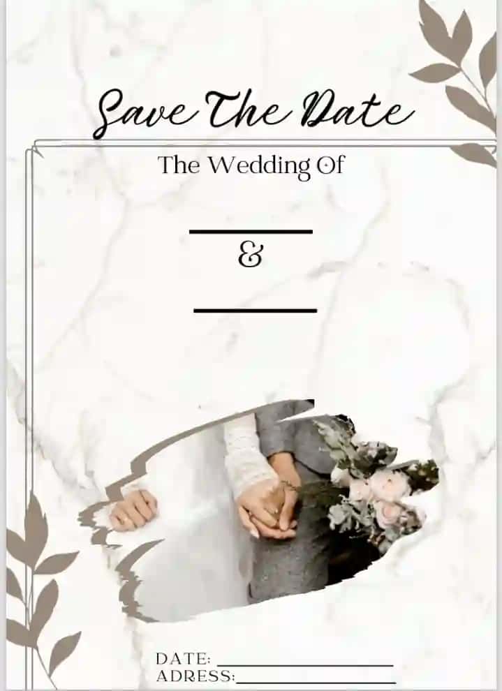 wedding invitation card
