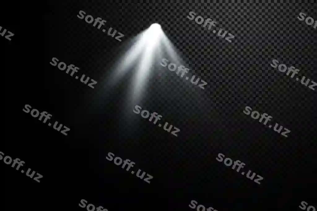 Realistik oq spotlight ray efekti | Realistic white spotlight beam effect 2