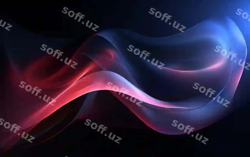 Abstrakt qorong'i fonda erkin yumshoq chiziqlar bilan | Abstract dark background with smooth soft lines