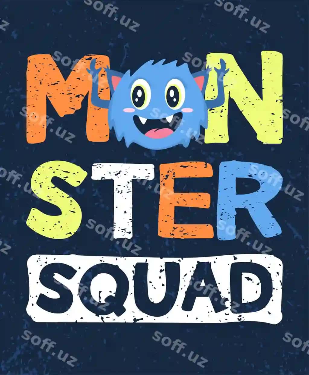 Monster squad tipografiya poster konsepsiyalari | Monster squad typography poster concepts