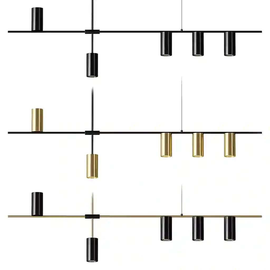 Extended pendant lamp