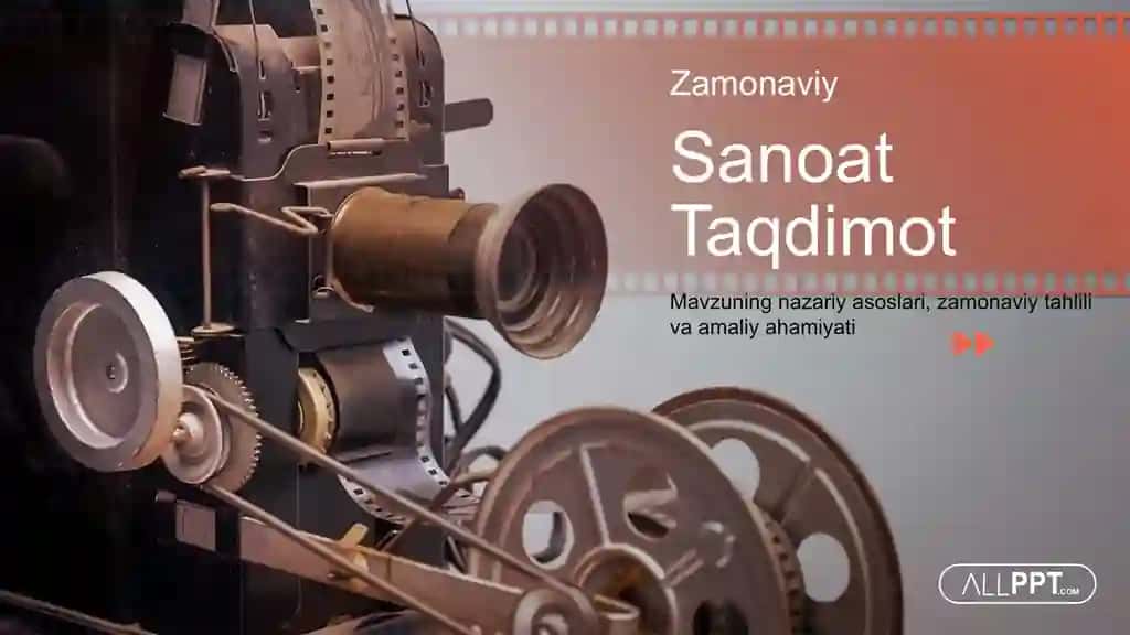 Old Style Movie Projector Taqdimoti (48 Slayd)