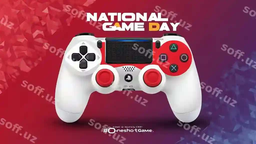 Ko'rinish jihatidan joziboiy milliy video o'yin kuni reklamasi ko'rinish jihatidan joziboiy milliy video o'yin kuni reklamasi p | Visually appealing national video game day promotiona visually appealing national video game day p