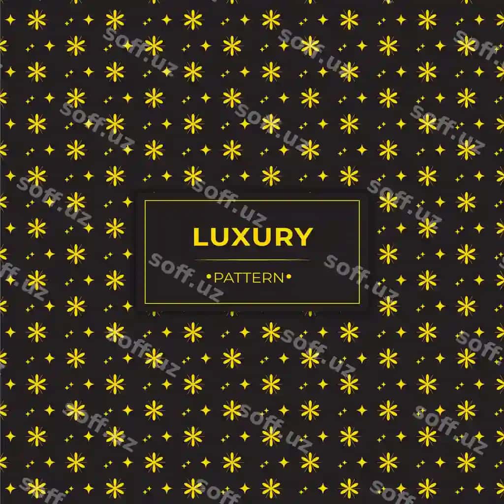 Boylik oltin uzilsiz naqsh dizayni | Luxury gold seamless pattern design
