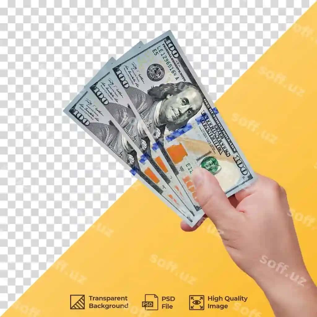 Dollarni qo'llab turish | Holding dollar hand