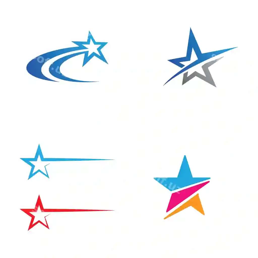 Yulduz ikonasi shabloni | Star icon template
