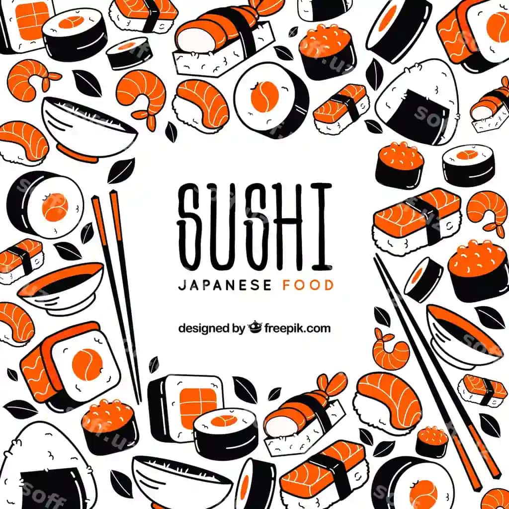 Sushi fon | Sushi background 2