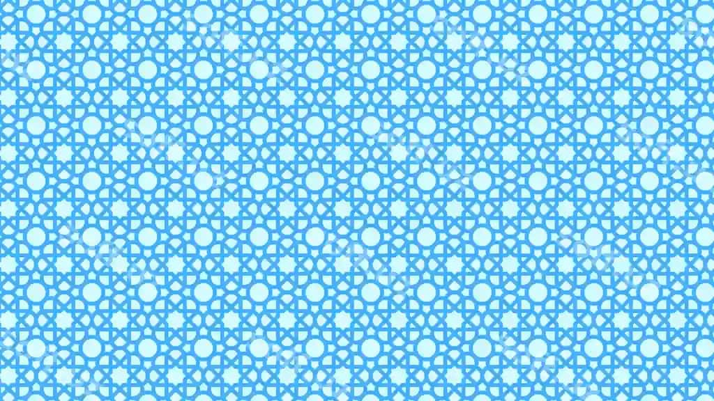Abstrakt islomiy bezatish naqshi yorqin ko'k fon | Abstract islamic decoration pattern light blue background 2