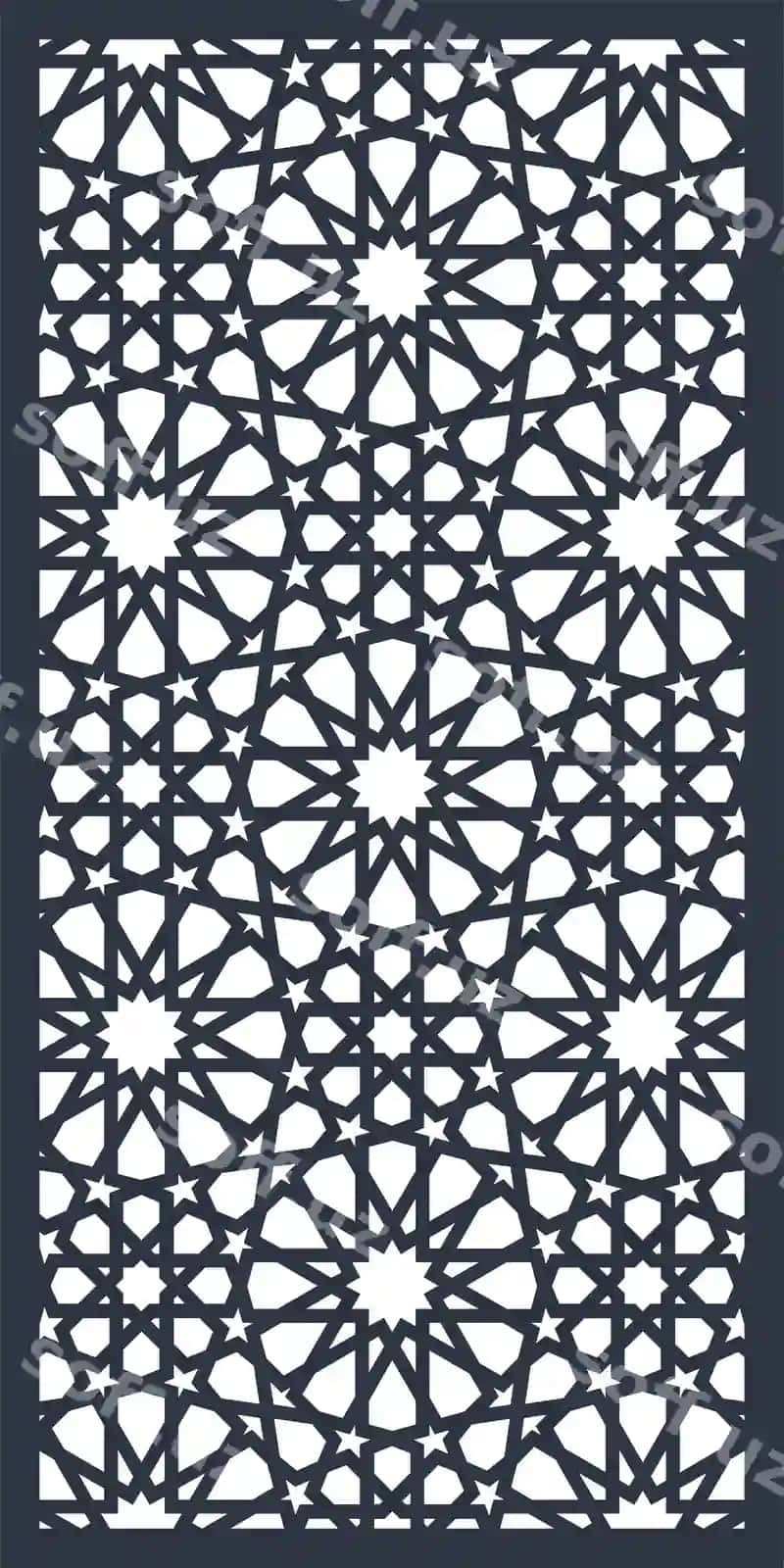 Geometrik marokkal naqsh 9 | Geometric moroccan pattern 9 2