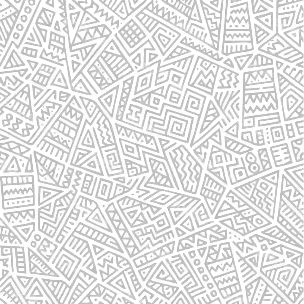 Abstrakt geometric motiiv etnik qabila naqshi bilan | Abstract geometric motif with ethnic tribal pattern 2