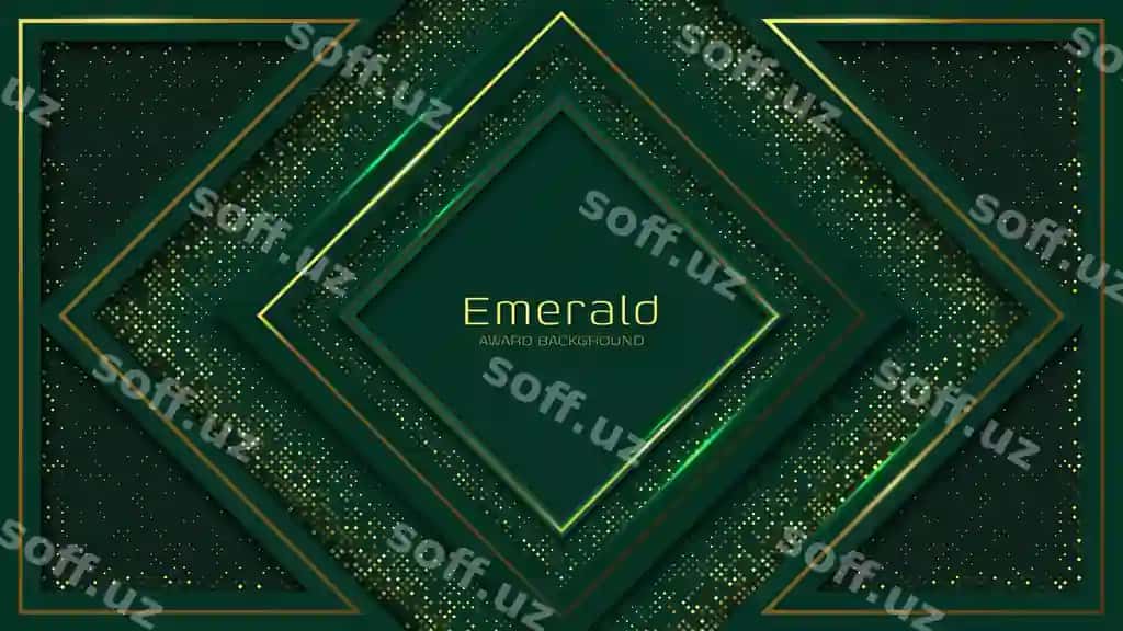 Abstrakt orqa fonda yashil rangli parlaydi yarim tonli | Abstract background with emerald green color glittering halftones