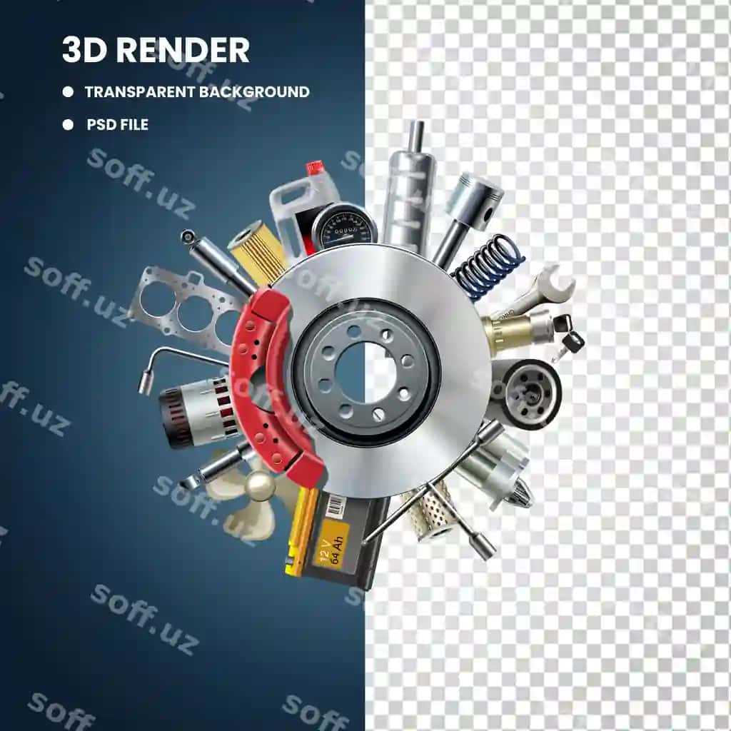 3 o'lchovli model sezgir tizimini ko'rsatish | Display 3d model gear system