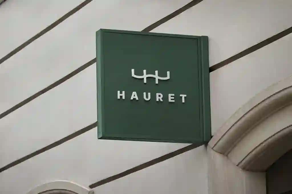 Logotip maketli hashamatli osilgan belgi | Logo mockup luxury hanging sign