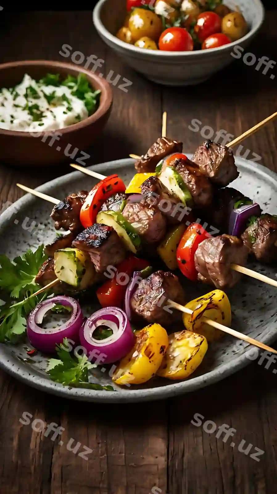 Mazali barbecue pishirilgan seekh kebab adana kebab | Delicious barbeque grilled seekh kebab adana kebab 2