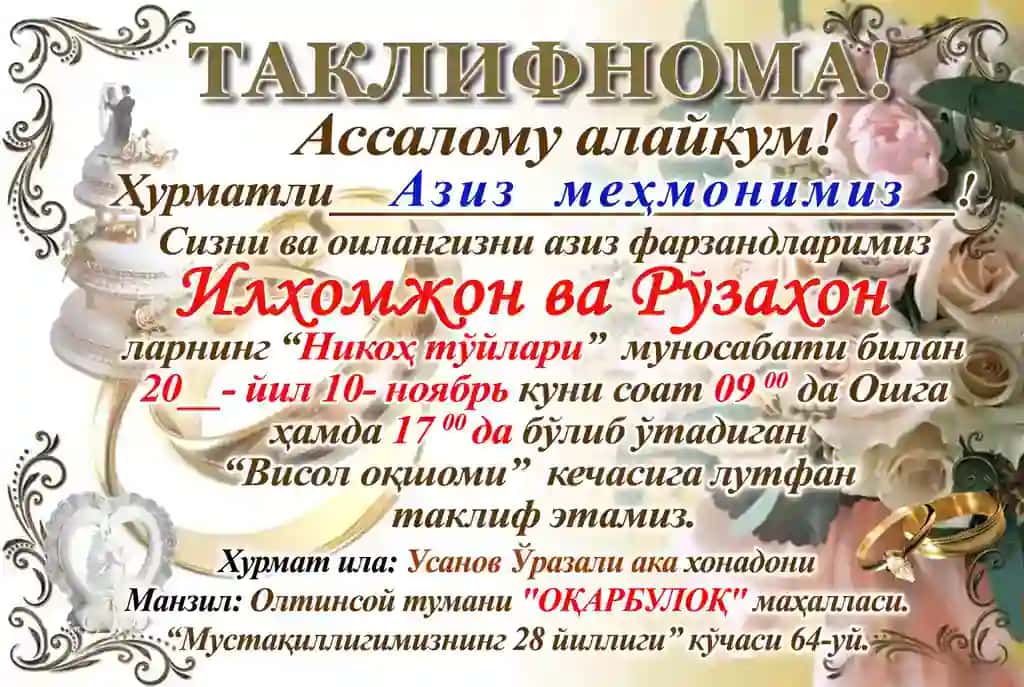 Taklifnoma