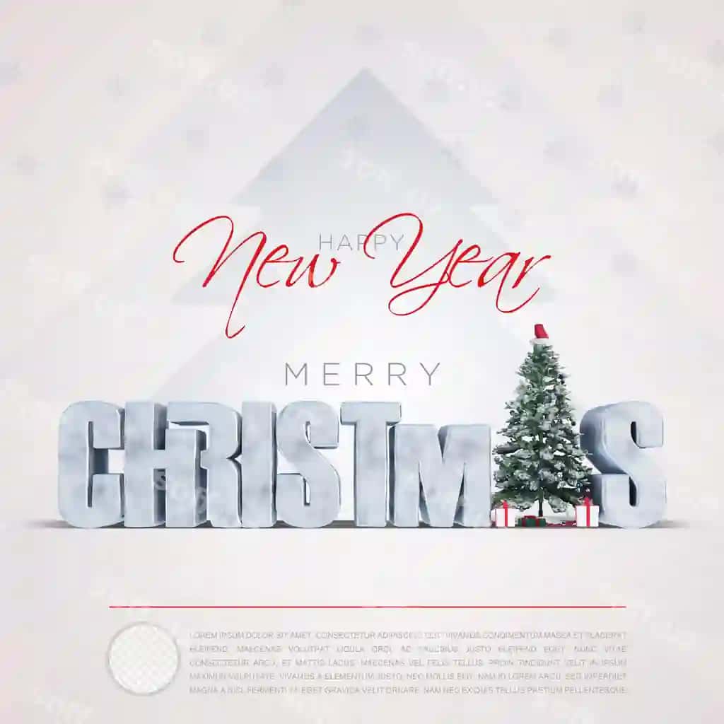 Christmas 3d renderlangan ijtimoiy tarmoqlar shabloni oshiq fon bilan | Christmas 3d rendered social media template with transparent background 2