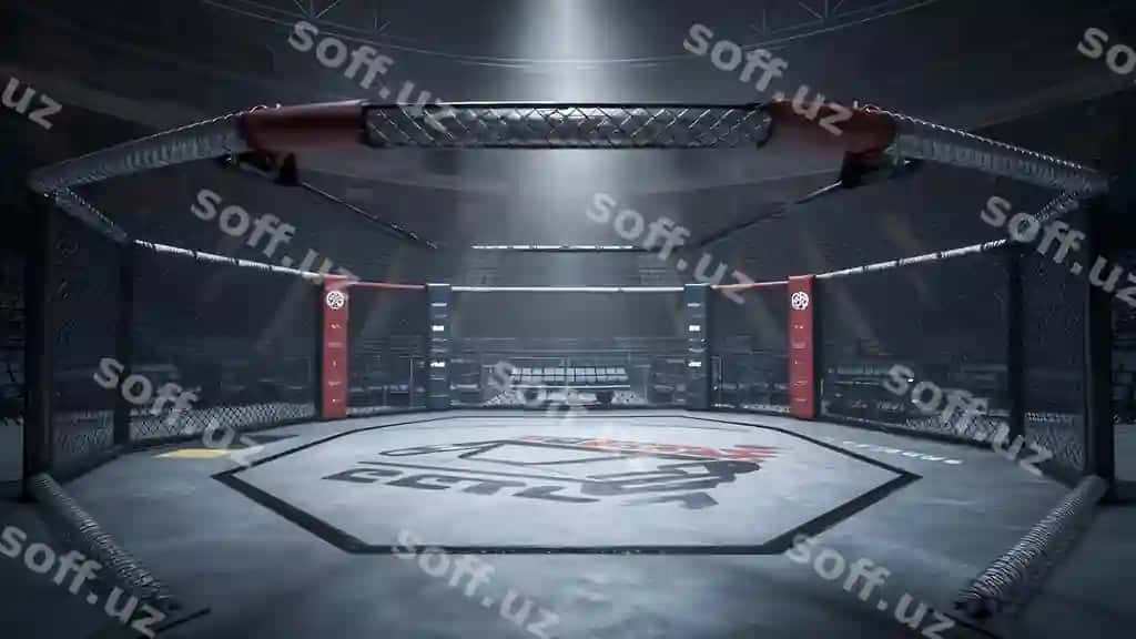 Bo'sh boks arenasi musobaqalari aralash jang san'ati mma | Empty boxing arena competitions mixed martial arts mma