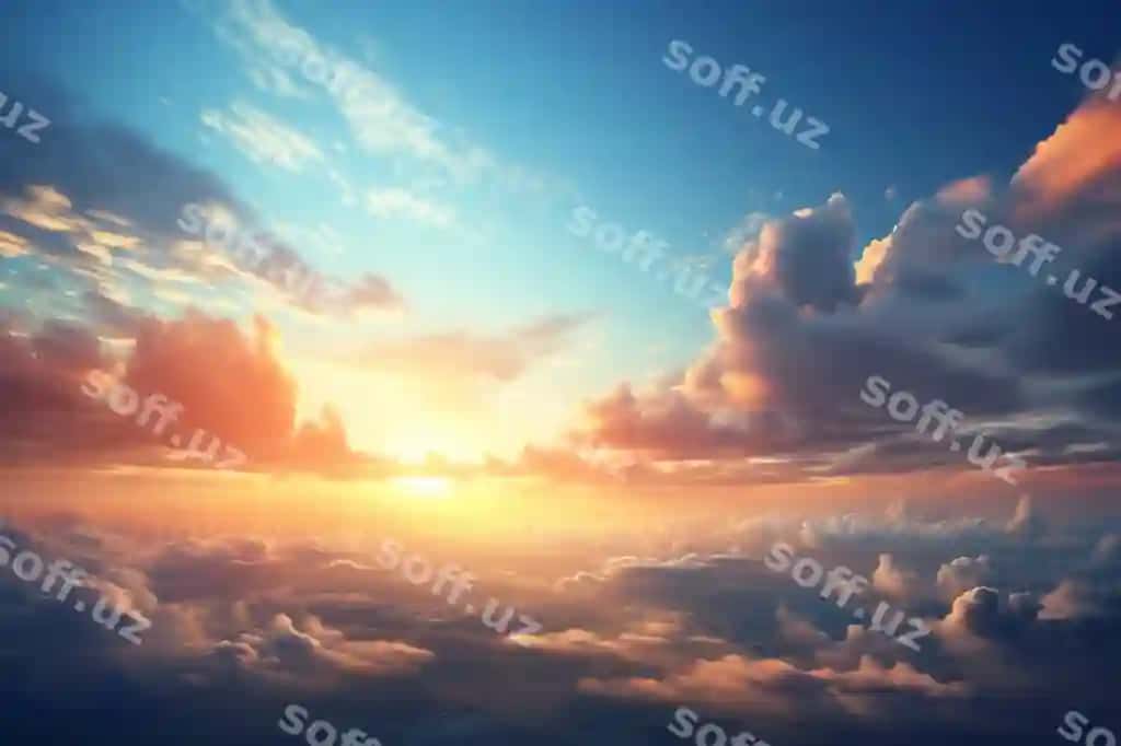 Osmon bulutlari, kino bulutlari devor paramojilasi | Sky clouds cinematic clouds wallpaper 2
