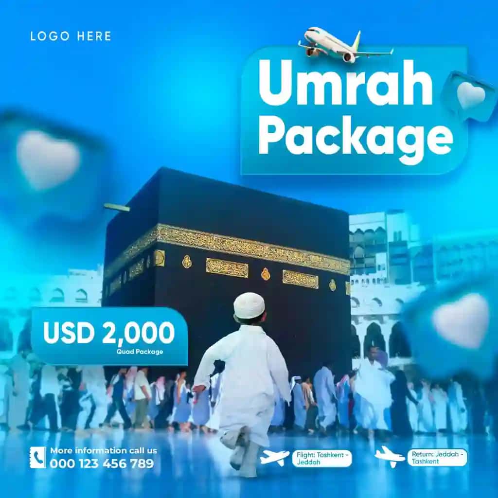 Umrah Travel Poster