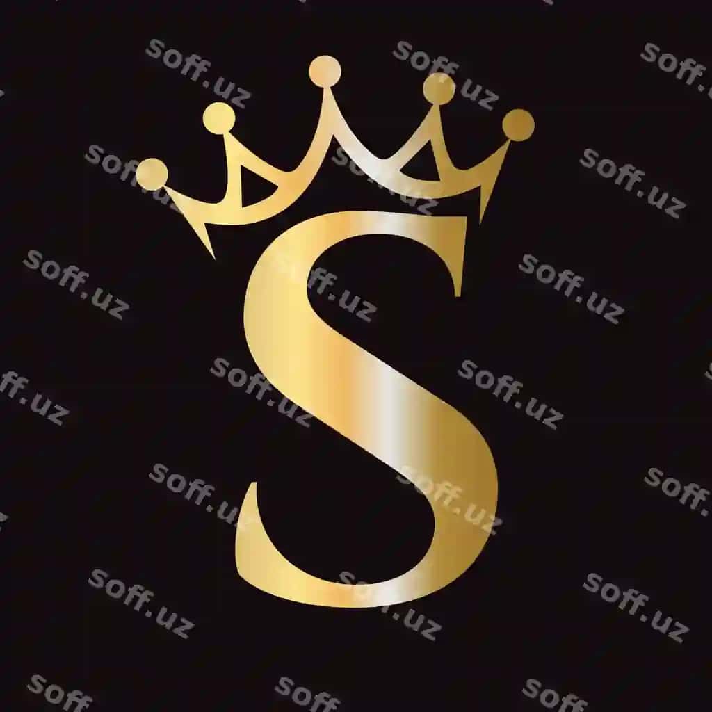 Letter s toj logo malika belgisi go'zallik moda yulduzi nafis hashamatli | Letter s crown logo queen sign beauty fashion star elegant luxury