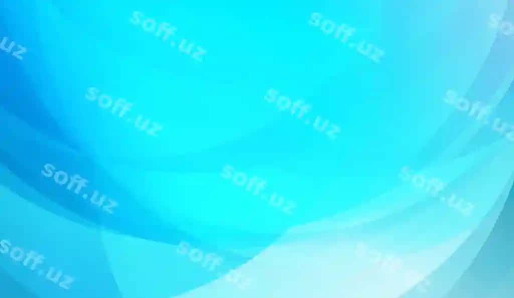 Abstrakt ko'k to'lqinli egilgan orqa fon | Abstract blue wavy curved background