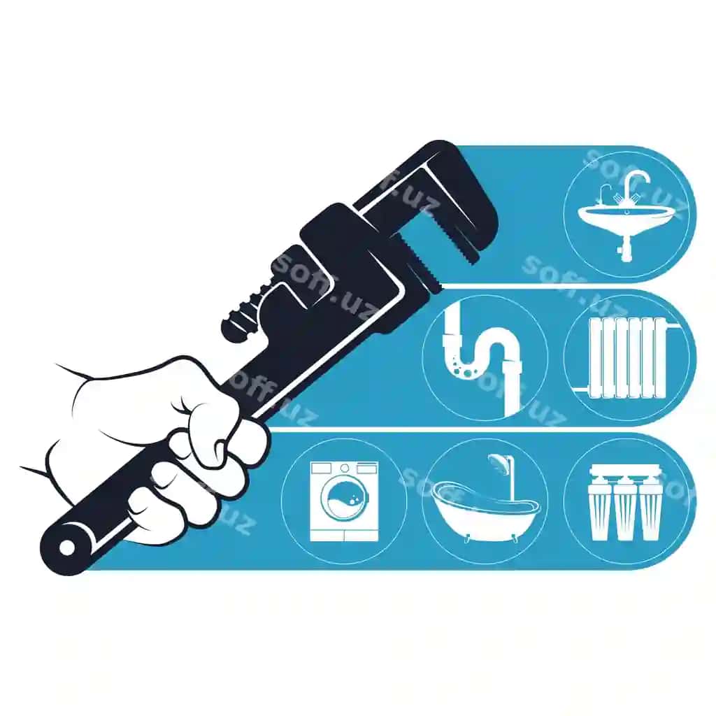 Oyna qo'l santexnik santexnika ta'mir belgi | Wrench hand plumber plumbing repair symbol
