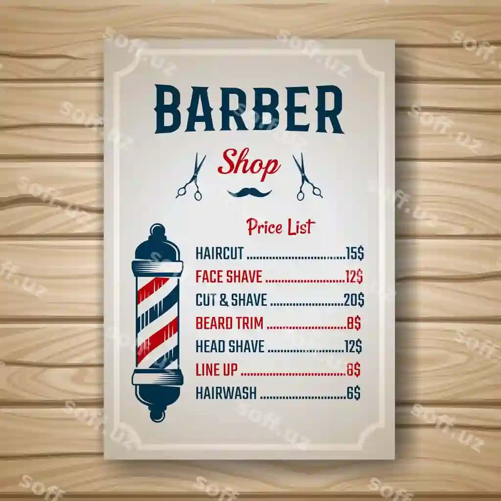 Barber rangli narx | Barber colored price